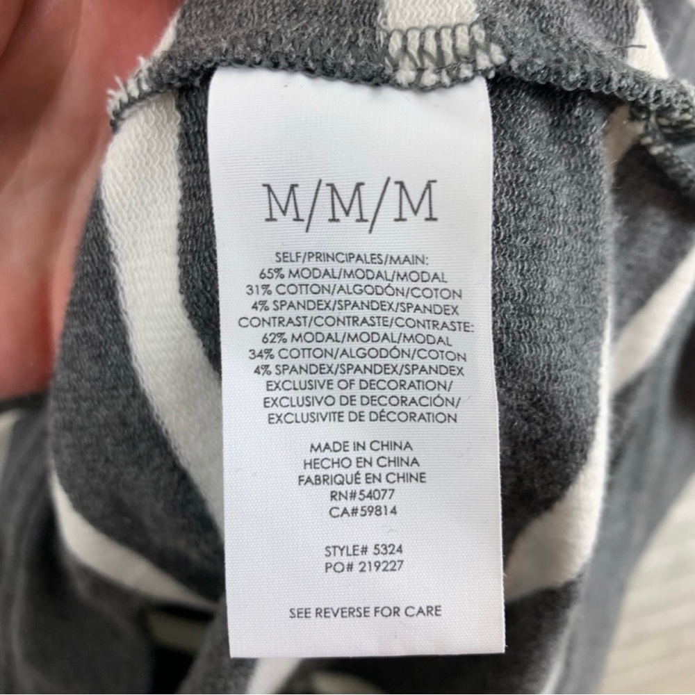 CAbi Gray Striped Hoodie - Picture 6 of 6
